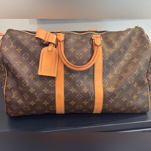 Louis Vuitton Keepall 45 Duffle Handbag